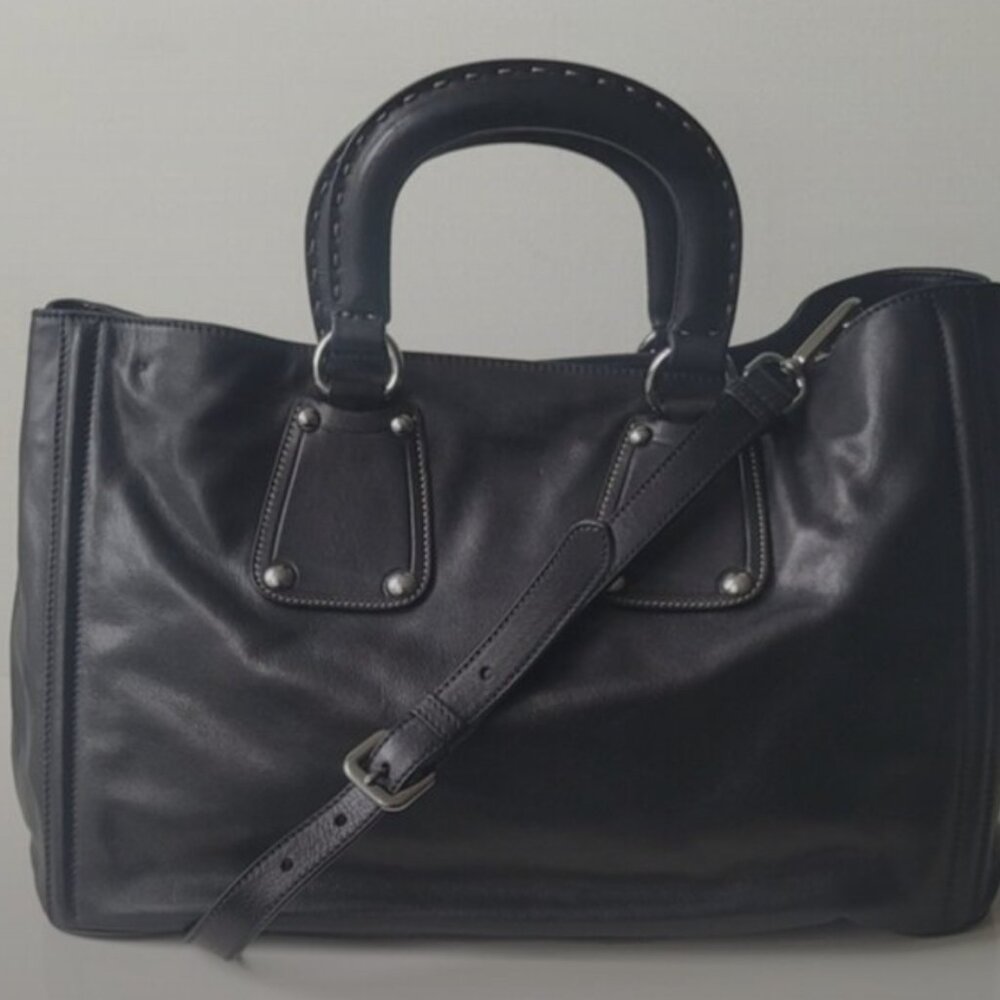 PRADA Soft Calf Leather Black  Crossbody Bag - Picture 10 of 15